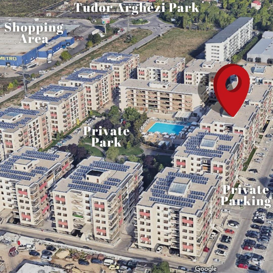 Apartment Solar D3, Private Parking, One Bedroom Bucharest Exterior photo